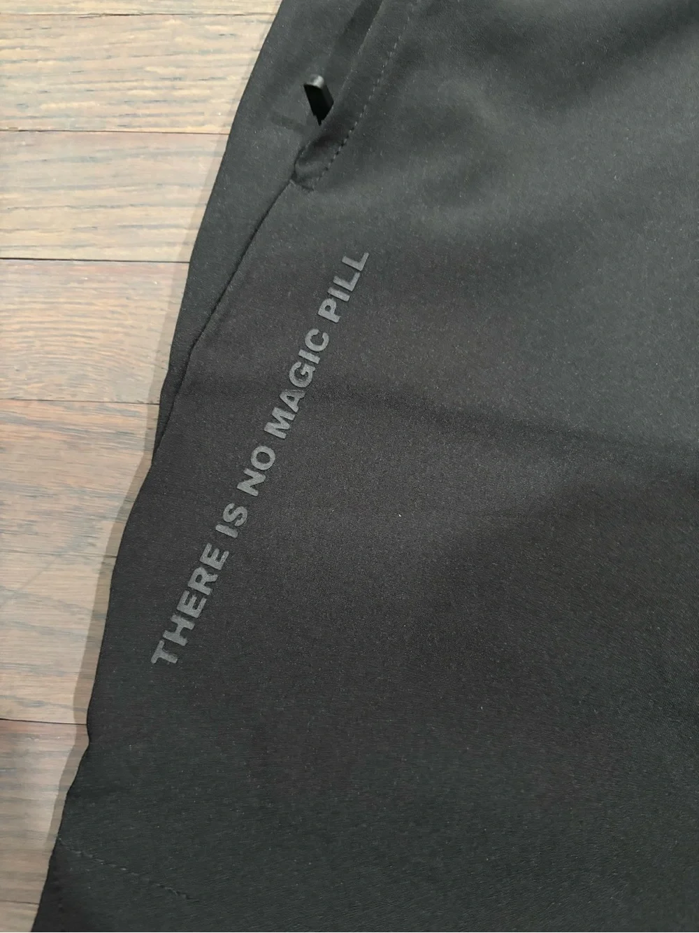 827. Black 'Big Nasty X Distorted People' Athletic Shorts
